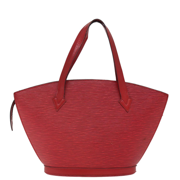 LOUIS VUITTON Epi Saint Jacques Shoulder Bag Red M52277 LV Auth 76530 - Picture 2 of 16